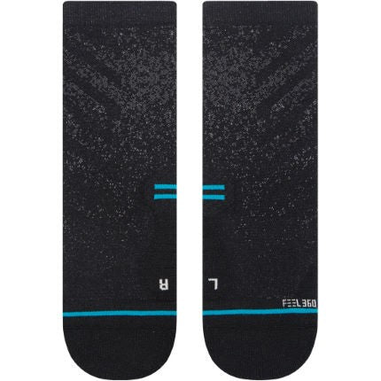 STANCE RUN LIGHT QUARTER NEGRO UNISEX