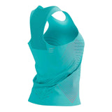COMPRESSPORT PERFORMANCE SINGLET MUJER AZUL