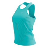 COMPRESSPORT PERFORMANCE SINGLET MUJER AZUL