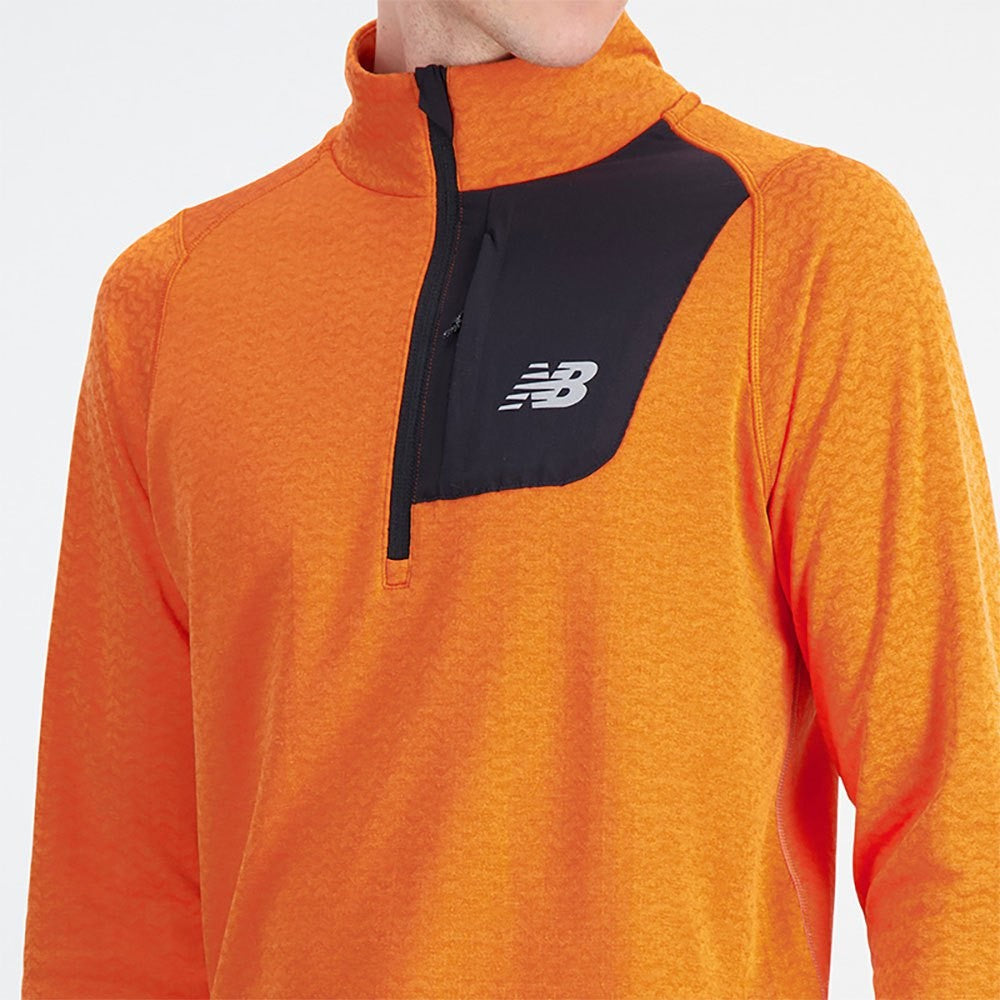 NEW BALANCE SUDADERA HOMBRE NARANJA