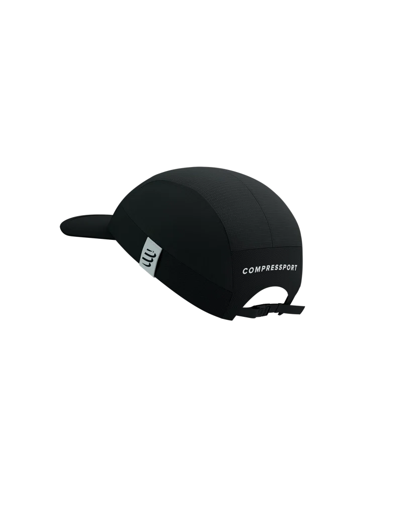 COMPRESSPORT 5 PANEL LIGHT CAP BLACK
