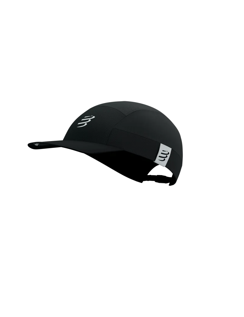 COMPRESSPORT 5 PANEL LIGHT CAP BLACK