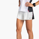 DYNAFIT DNA 2IN1 SPLIT PANTALON CORTO MUJER BLANCO