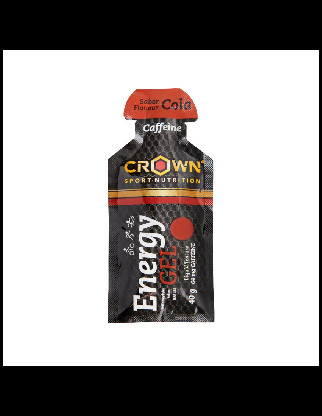CROWN ENERGY GEL COLA CAF