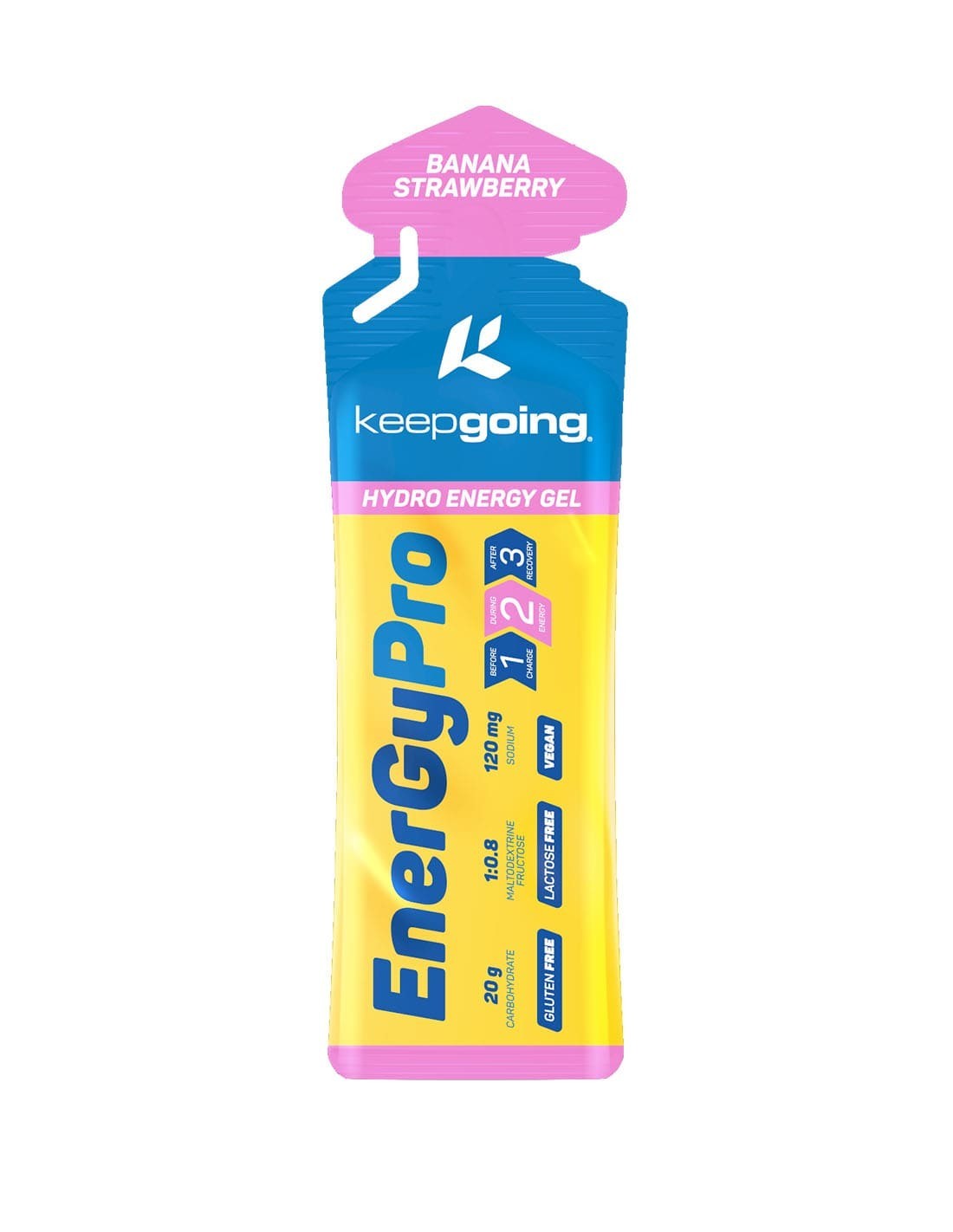 KEEPGOING ENERGYPRO GEL 75GR FRESA/PLATANO