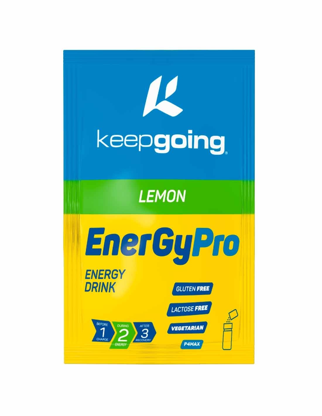 KEEPGOING ENERGYPRO DRINK LEMON MONODOSIS