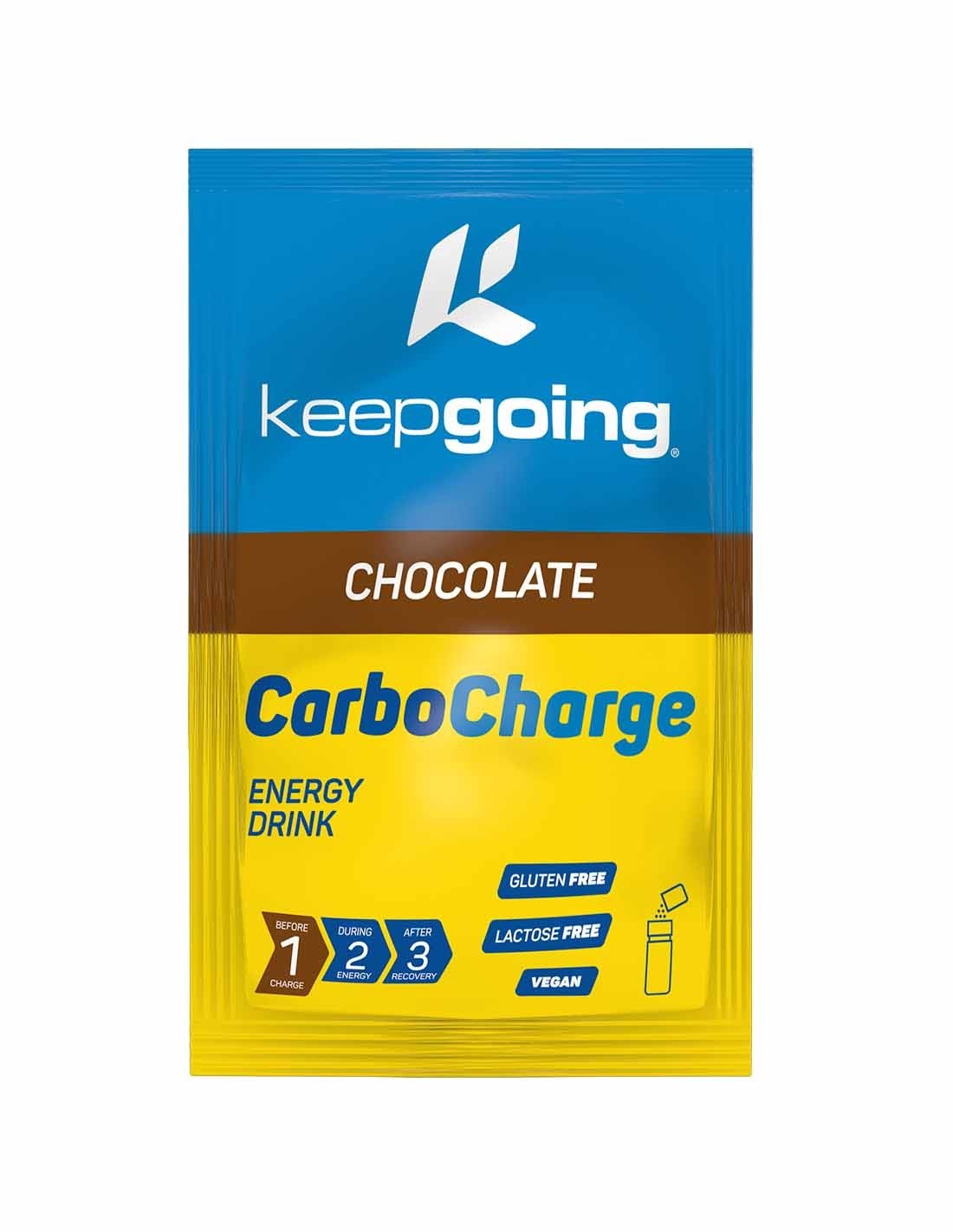 KEEPGOING CARBOCHARGE CHOCOLATE MONODOSIS