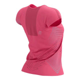 COMPRESSPORT PERFORMANCE SS TSHIRT MUJER ROSA/AQUA