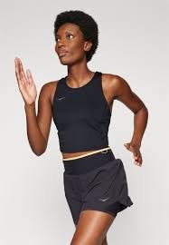 HOKA SUJETADOR ELARO CROP BRA BLACK MUJER