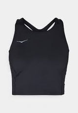 HOKA SUJETADOR ELARO CROP BRA BLACK MUJER