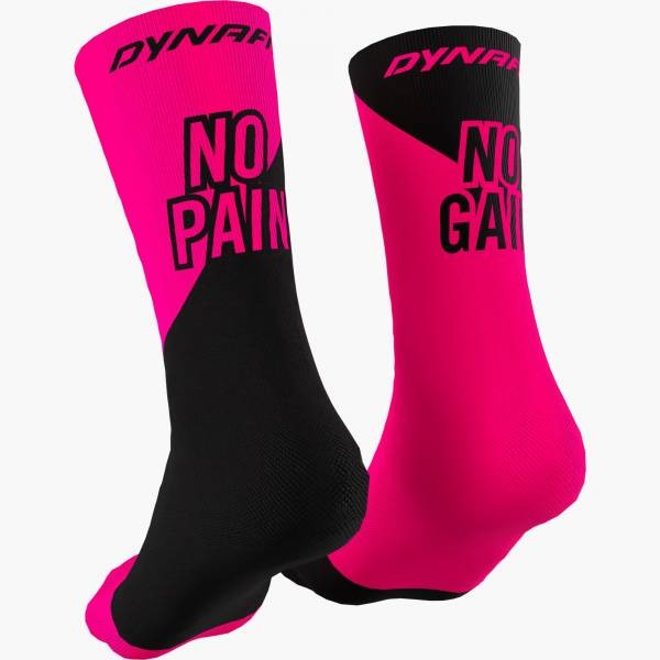 DYNAFIT NO PAIN NO GAIN CALCETINES UNISEX ROSA