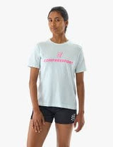 COMPRESSPORT PODIUM SS TSHIRT MUJER ICE FLOW