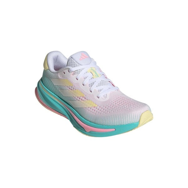 ADIDAS SUPERNOVA RISE WHITE ALMOST YELLOW FLASH AQUA MUJER