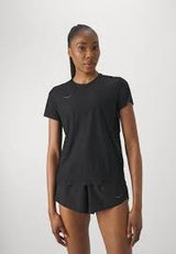 HOKA AIROLITE RUN SHORT SLEEVE BLAC MUJER