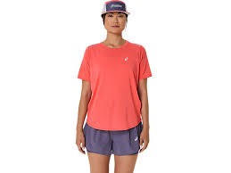 ASICS ROAD SS TOP CORAL REEF MUJER