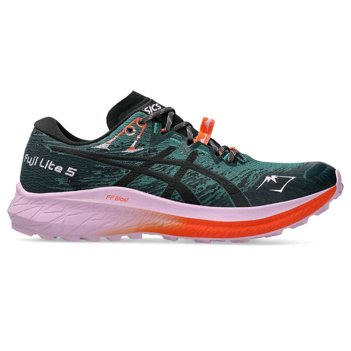 ASICS FUJI LITE 5 RAINY LAKE BLACK MUJER