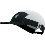 COMPRESSPORT 5 PANEL LIGHT CAP WHITE BLACK
