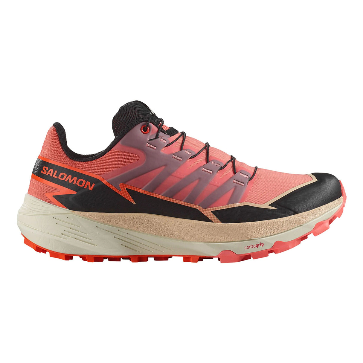 SALOMON THUNDERCROSS FUSION CORAL BLACK MUJER