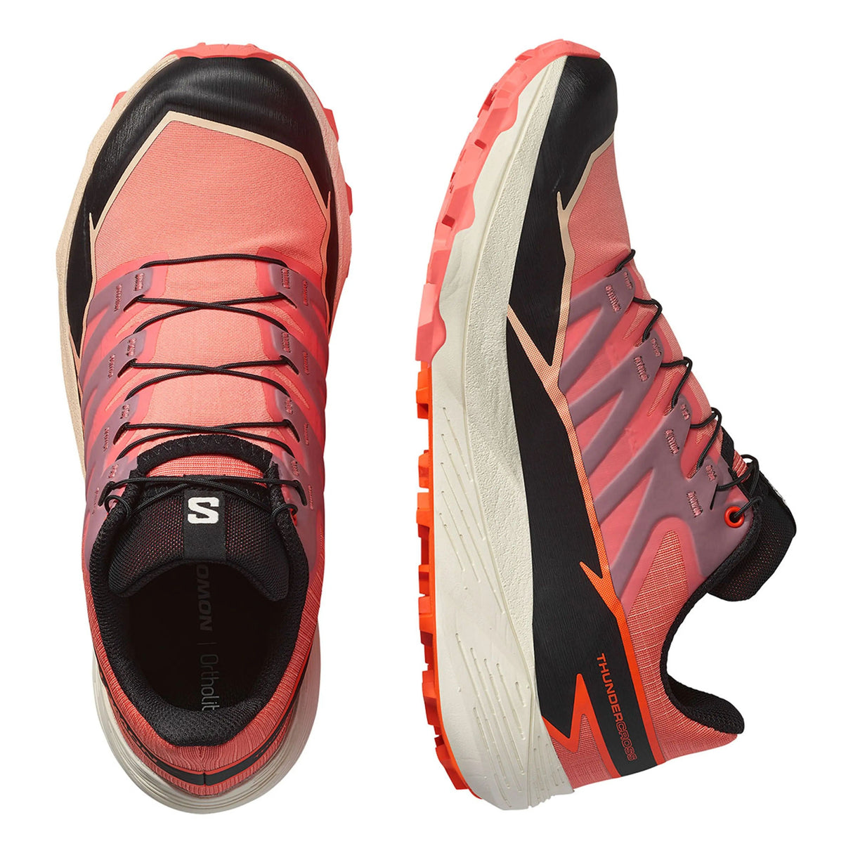SALOMON THUNDERCROSS FUSION CORAL BLACK MUJER