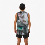 NNORMAL RACE TANK NATURE ALL PRINT HOMBRE