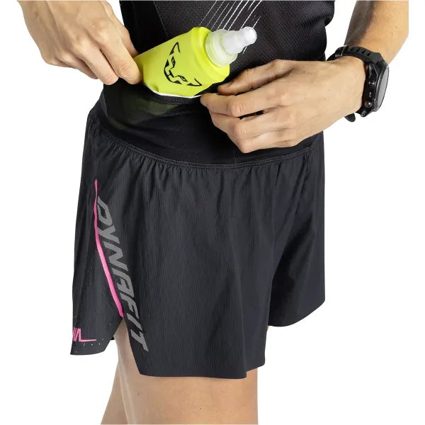 DYNAFIT DNA 2/1 SPLIT SHORTS BLACK OUT MUJER