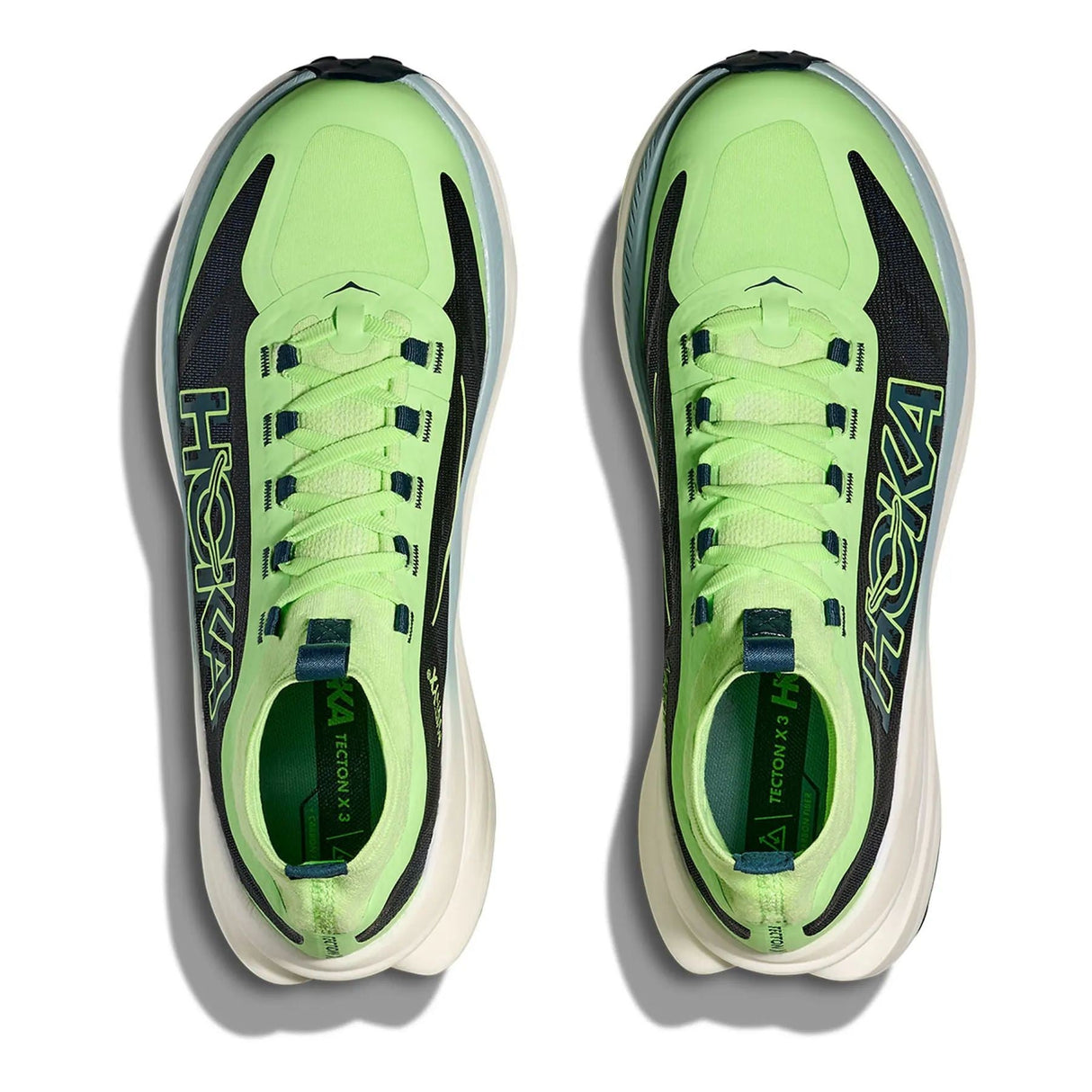 HOKA TECTON X 3 TART APPLE BLUE