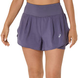 ASICS ROAD 2-N-1 3.5IN SHORT GREYISH PURPLE MUJER