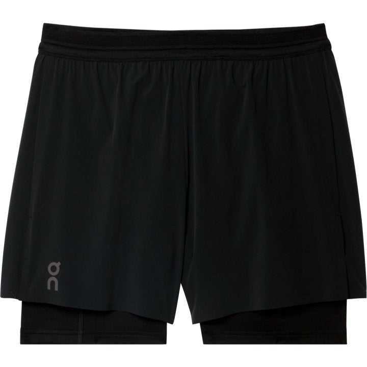 ON RUNNING 5" PERFORMANCE 2/1 SHORT BLACK HOMBRE