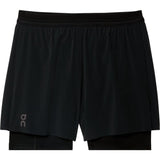 ON RUNNING 5" PERFORMANCE 2/1 SHORT BLACK HOMBRE
