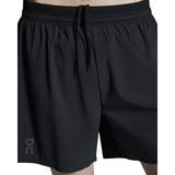 ON RUNNING 5" PERFORMANCE SHORTS BLACK HOMBRE