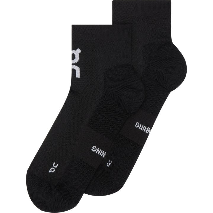 ON RUNNING CORE RUN SOCK MID 2P BLACK