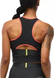 HOKA SUJETADOR RACE DAY BRA BLAK MUJER