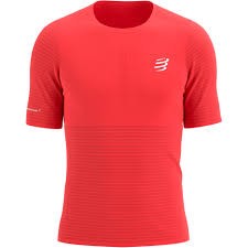 COMPRESSPORT PRO RACING T SHIRT FLUO RED HOMBRE