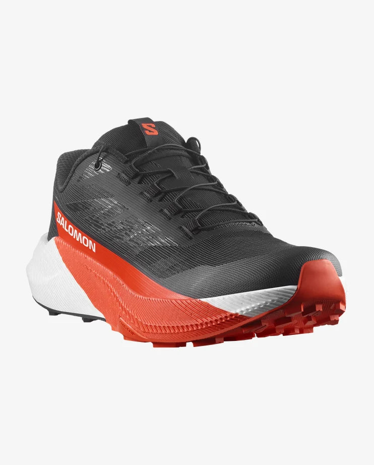 SALOMON PULSAR BLACK WHITE CHERRY TOMATO HOMBRE