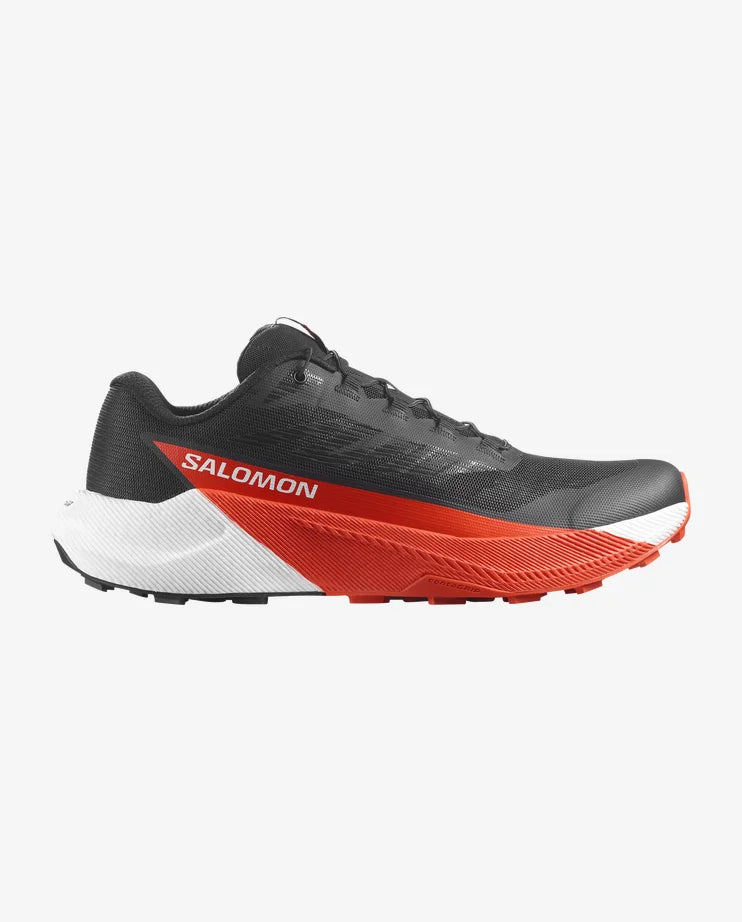 SALOMON PULSAR BLACK WHITE CHERRY TOMATO HOMBRE
