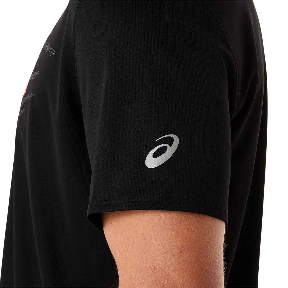 ASICS FUJITRAIL LOGO TOP PERFORMANCE BLACK RUNNING HOMBRE