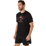 ASICS FUJITRAIL LOGO TOP PERFORMANCE BLACK RUNNING HOMBRE