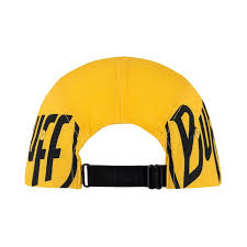BUFF 5 PANEL GO CAP LOGO YELLOW