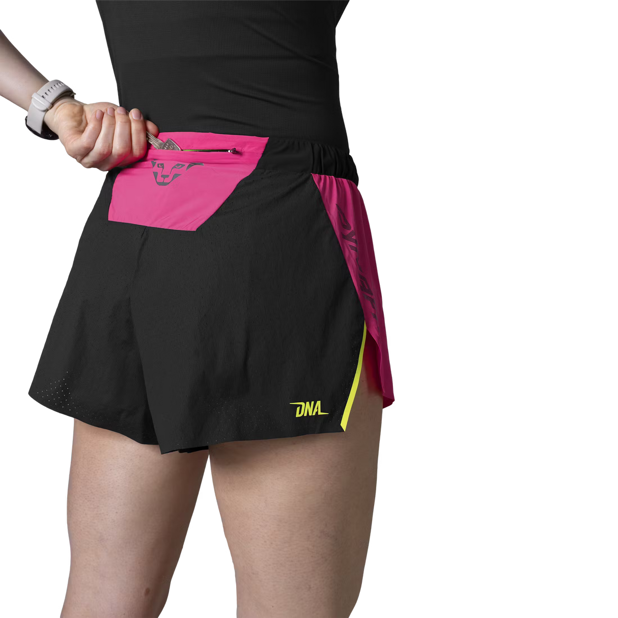 DYNAFIT DNA SKY SHORTS PINK GLO MUJER