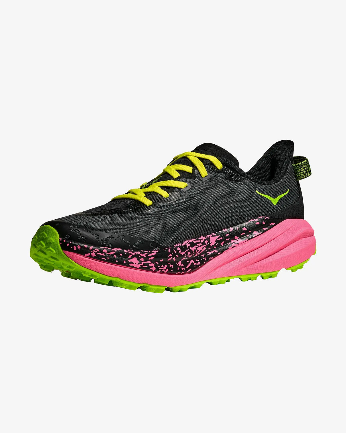 HOKA SPEEDGOAT 6 BLACK NEON ROSE HOMBRE