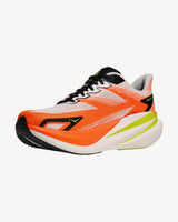 HOKA MACH X 3 WHITE NEON TANGERINE