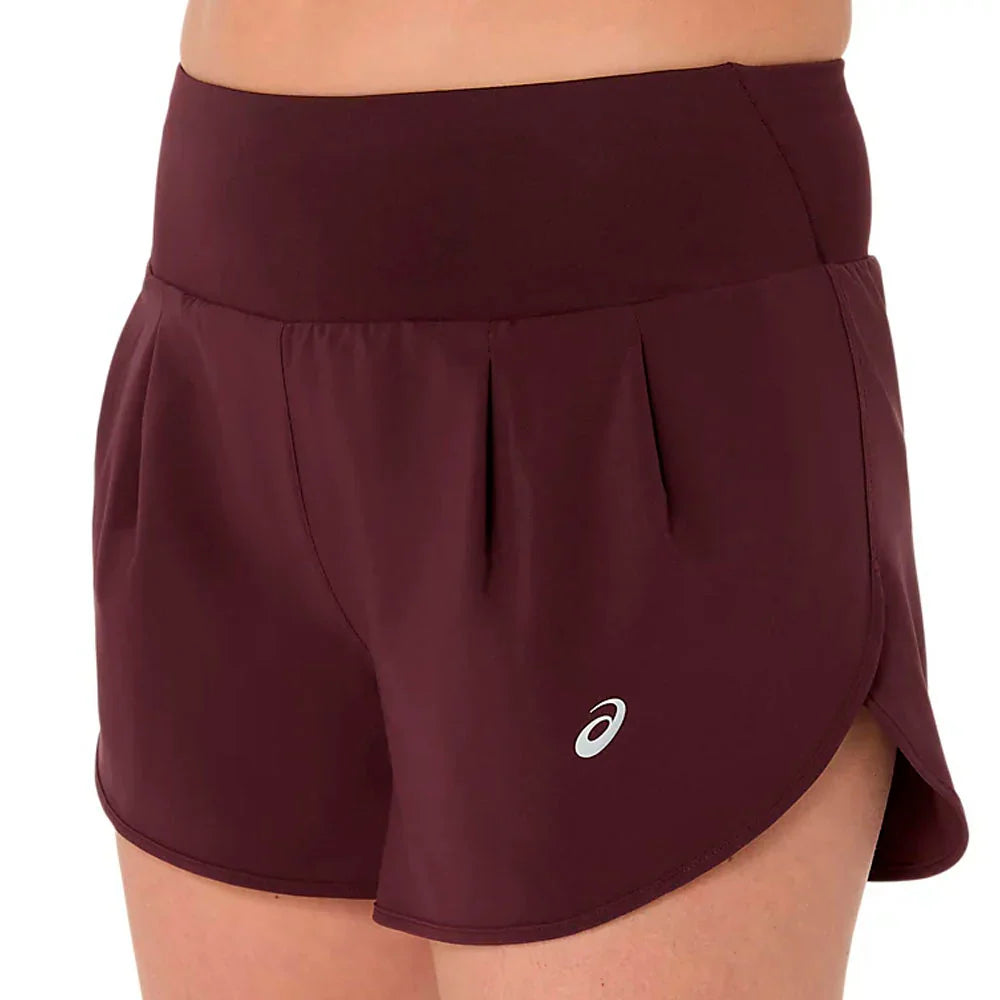 ASICS ROAD 3.5IN SHORT DARK CURRANT MUJER