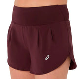 ASICS ROAD 3.5IN SHORT DARK CURRANT MUJER