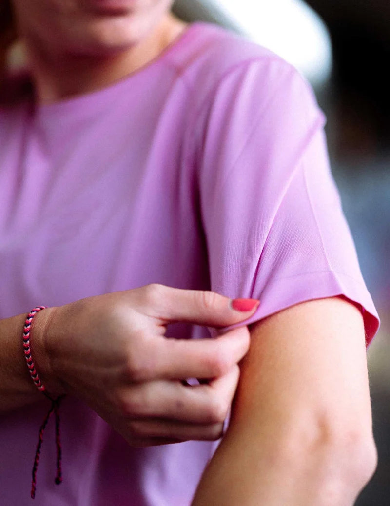 COMPRESSPORT PERFORMANCE TSHIRT CYCLAMEN MUJER