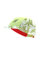 COMPRESSPORT PRO RACING VISOR CAP GREEN CAMO FLUO