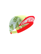 COMPRESSPORT PRO RACING VISOR CAP GREEN CAMO FLUO