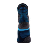 SIDAS CALCETINES TRAIL DOUBLE BLACK TURQUOISE