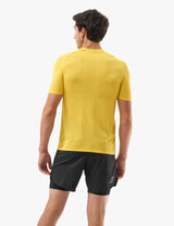 COMPRESSPORT TRAIL RACING TSHIRT CEYLON YELLOW HOMBRE