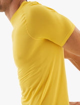 COMPRESSPORT TRAIL RACING TSHIRT CEYLON YELLOW HOMBRE