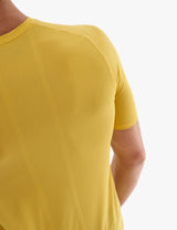 COMPRESSPORT TRAIL RACING TSHIRT CEYLON YELLOW HOMBRE